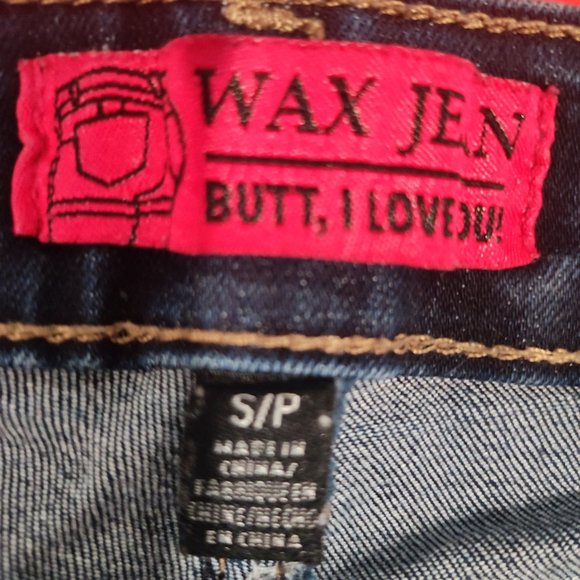 Wax Jean  jeans ripped short women's size S - Picture 3 of 4